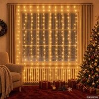 Warm-White LED Backdrop Curtain with Eight Effects