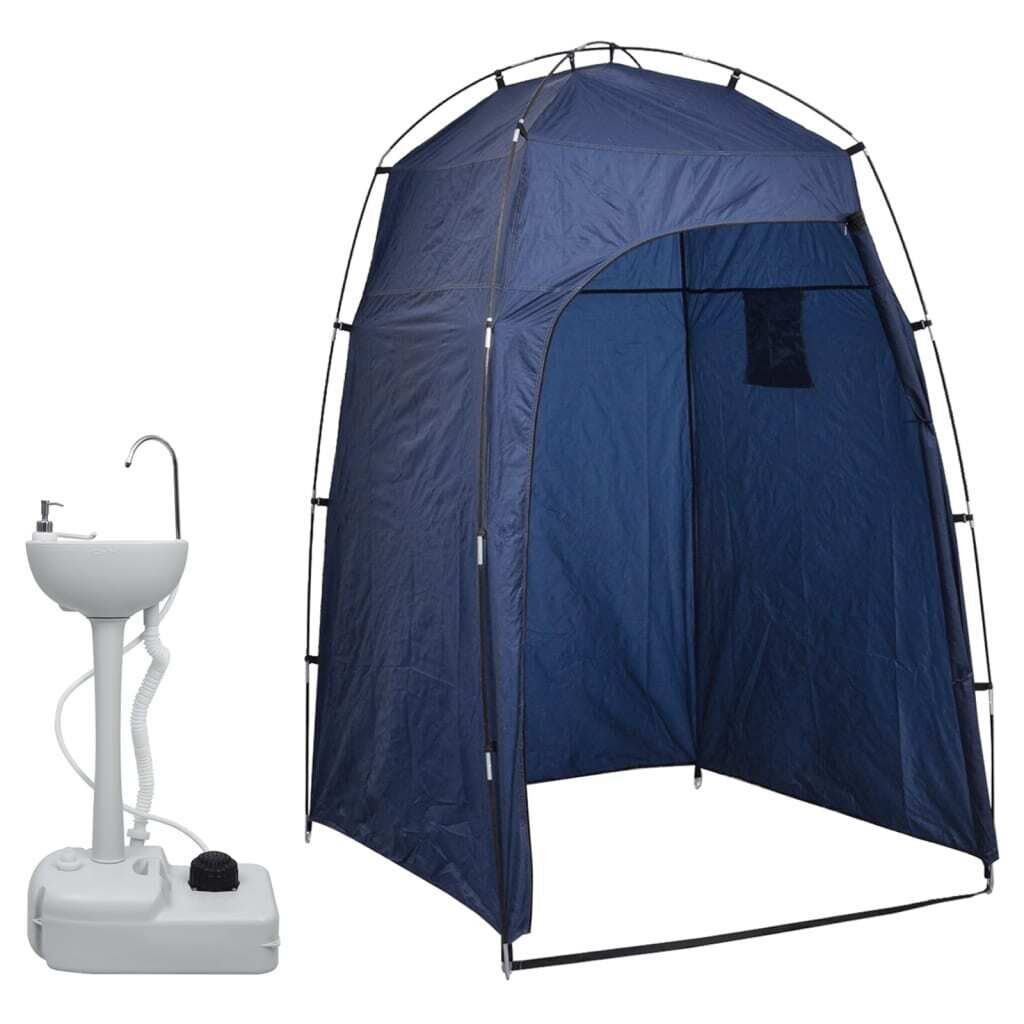 Portable Camping Hand Wash Stand with Tent 20 L