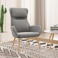 Vavela Velvet Timber-Leg Armchair