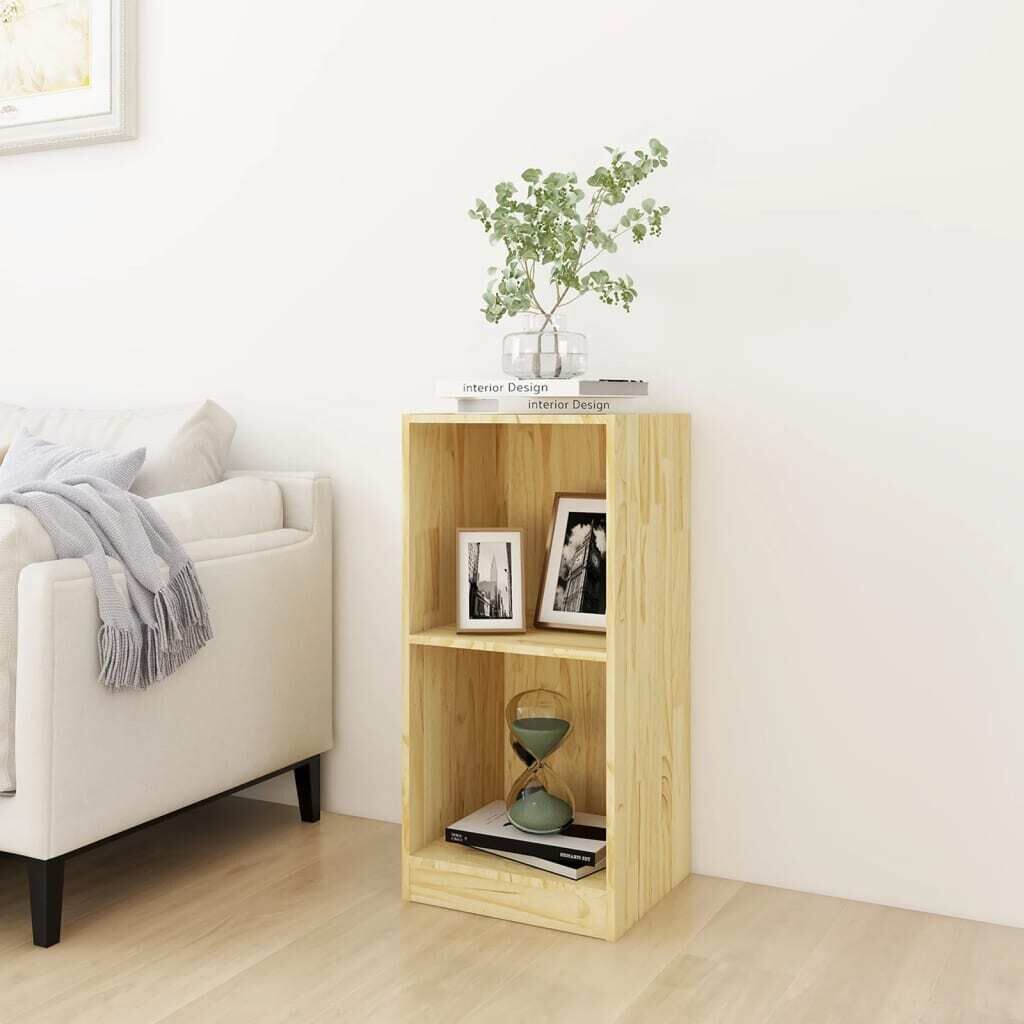 Havant Side Cabinet 35.5x33.5x76 cm Solid Pinewood