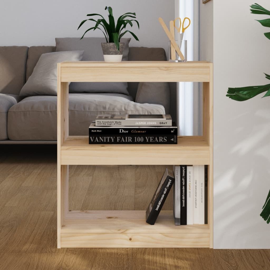 Tranent Book Cabinet Room Divider Solid Wood Pine