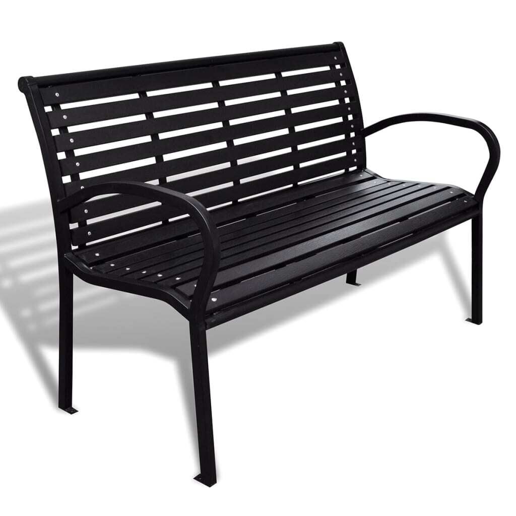 Garden Bench Steel and WPC