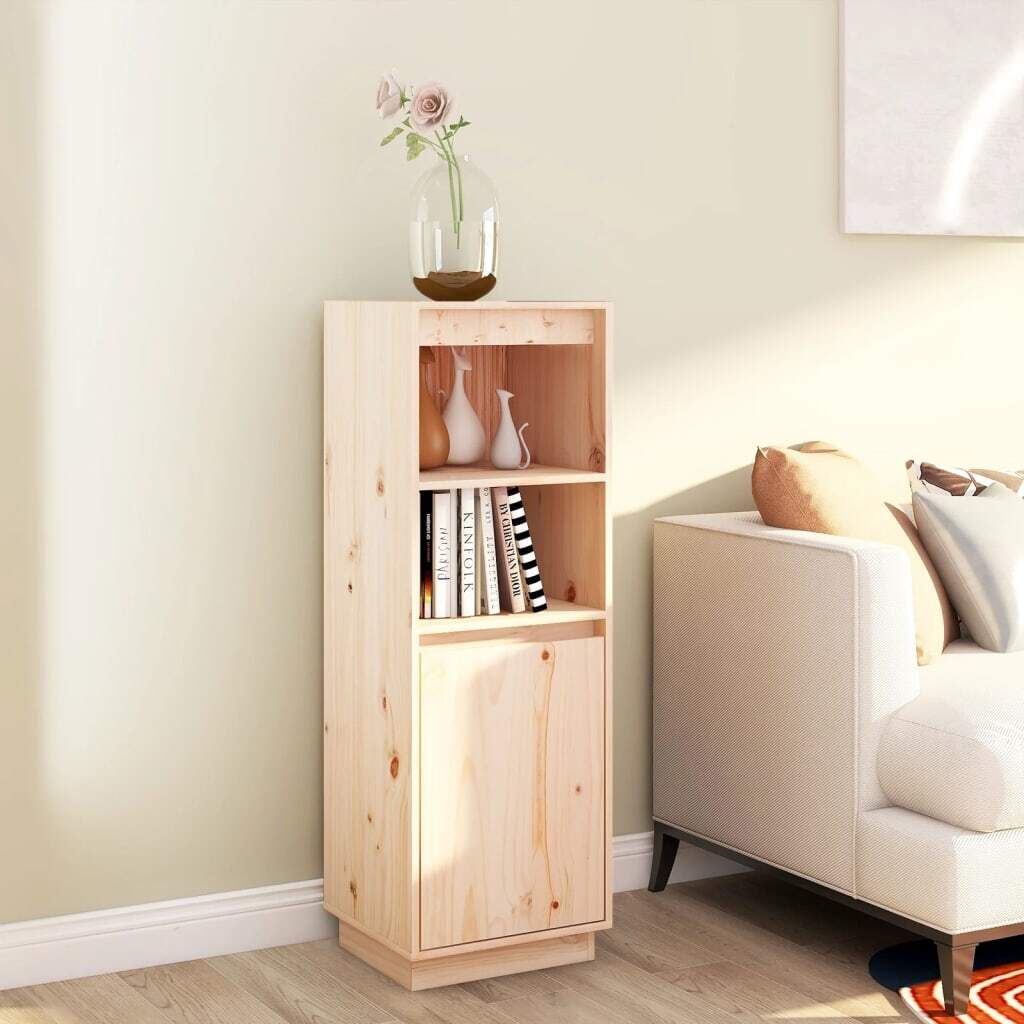 Highboard 37x34x110 cm Solid Wood Pine