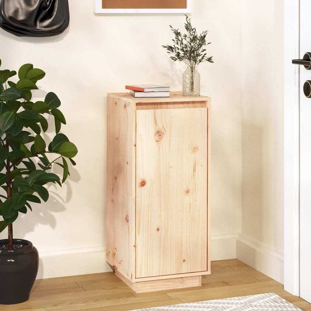 Shoe Cabinet 35x35x80 cm Solid Wood Pine