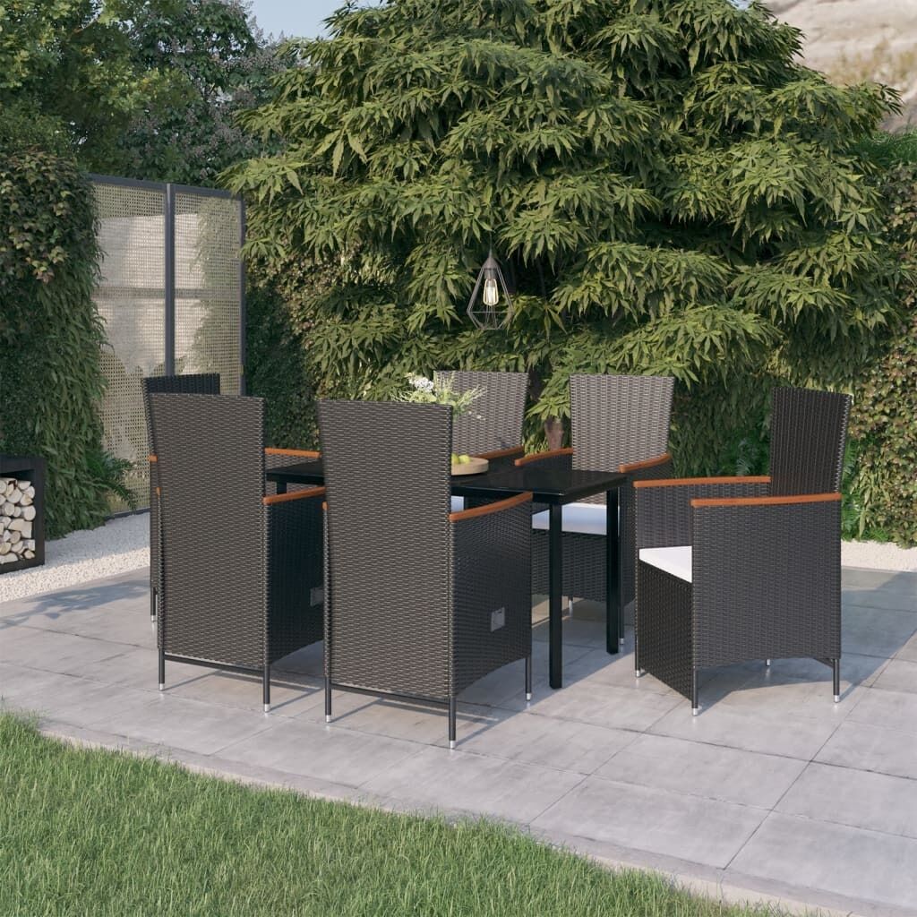 Garden Dining Set with Cushions