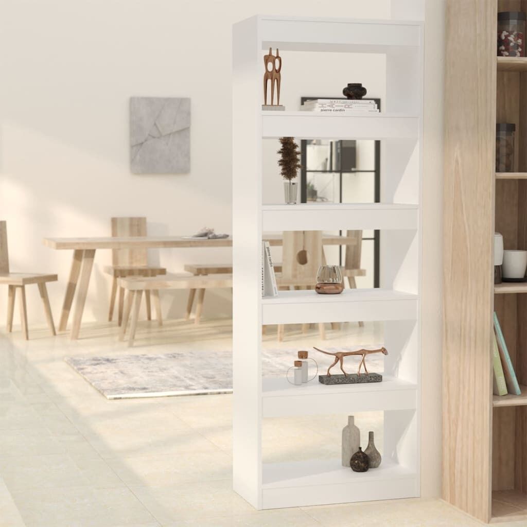 Portlethen Book Cabinet Room Divider 60 by 30 by 166 cm Engineered Wood