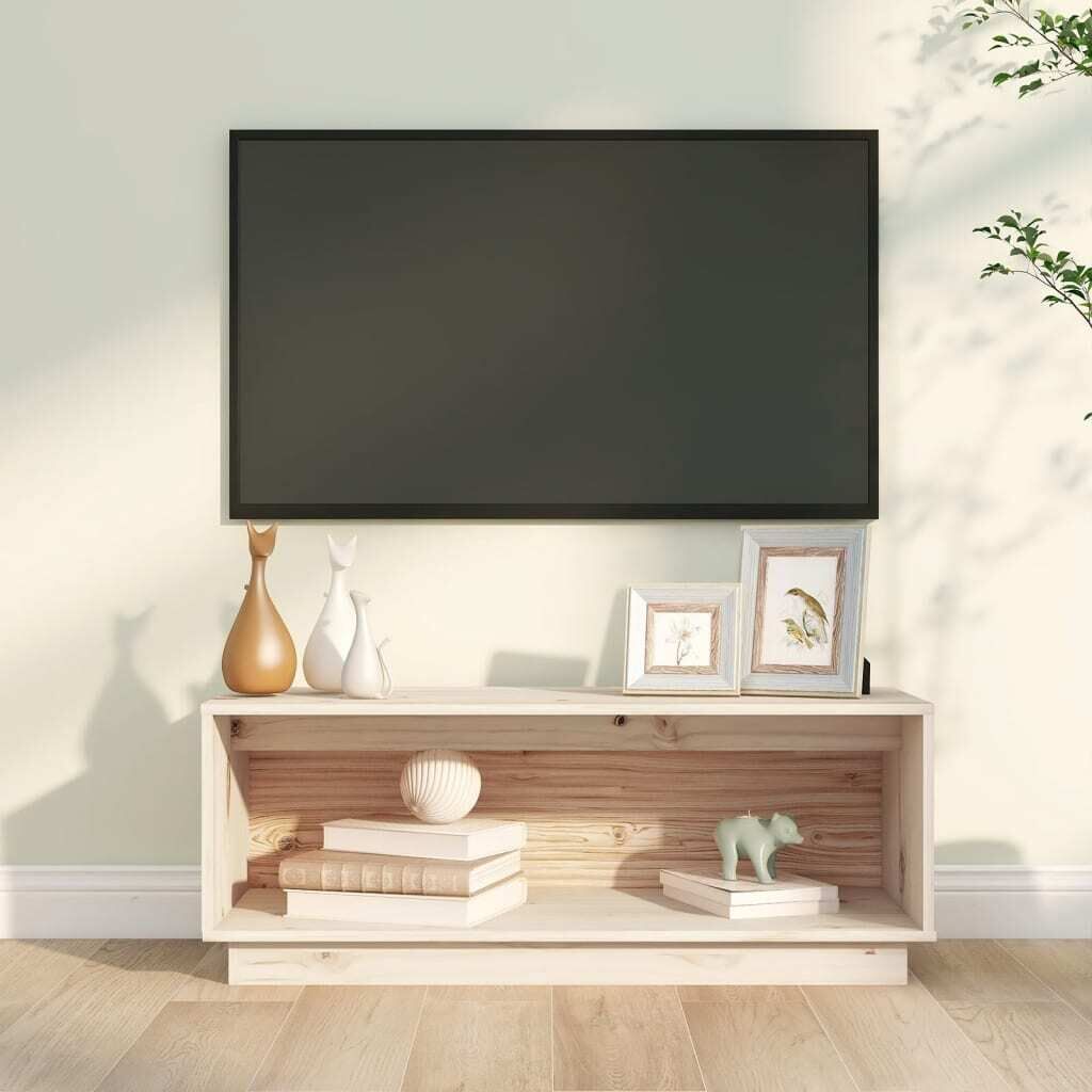 Olean TV Cabinet 90x35x35 cm Solid Wood Pine