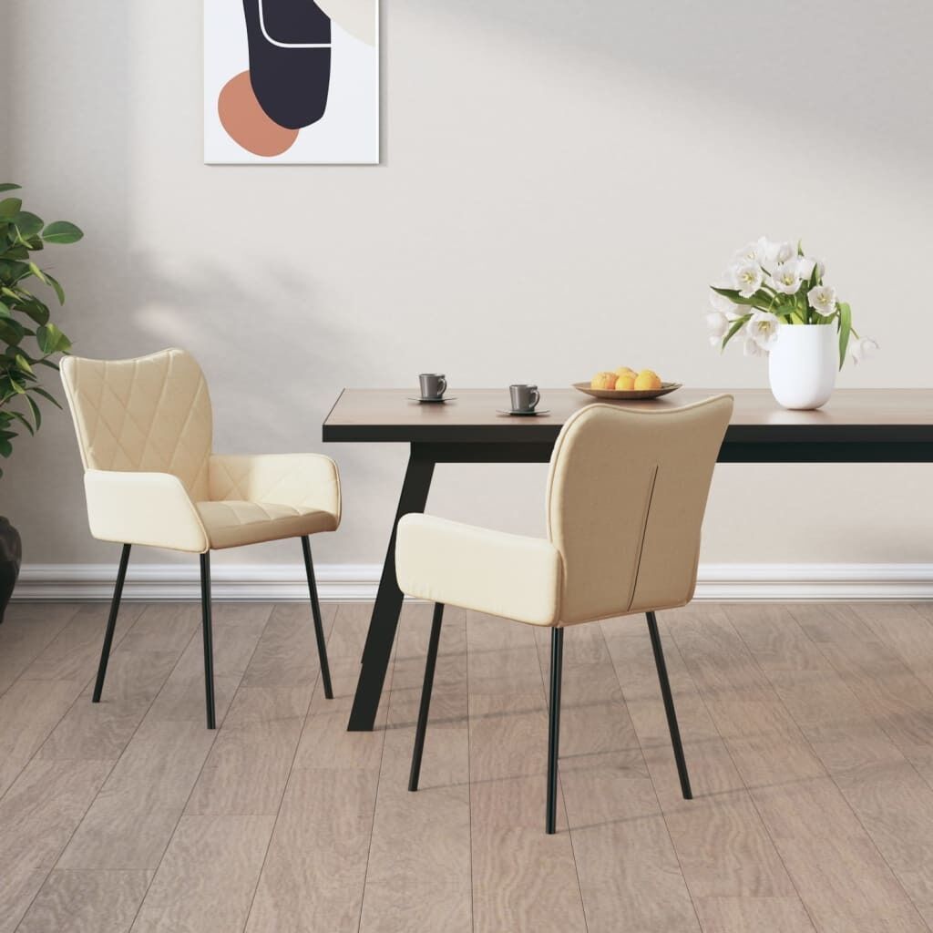 Dining Chairs 2 pcs Fabric