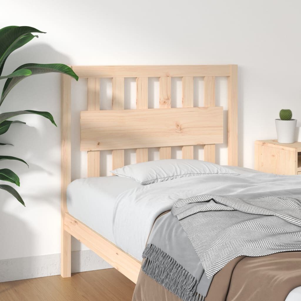 Bed Headboard Solid Wood Pine