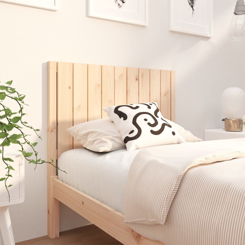 Bed Headboard Solid Wood Pine
