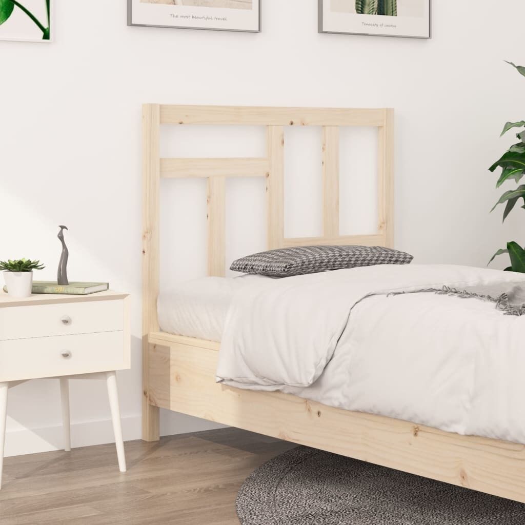 Bed Headboard Solid Wood Pine