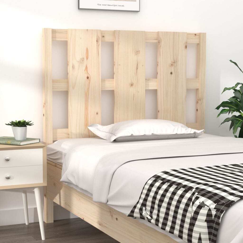 Bed Headboard Solid Wood Pine