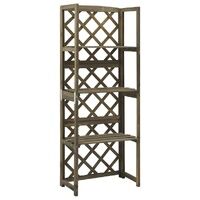 Fir-Wood Climbing Trellis with Three Display Shelves