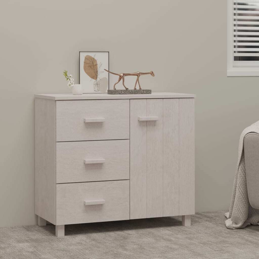 Sideboard 90x40x80 cm Solid Wood Pine