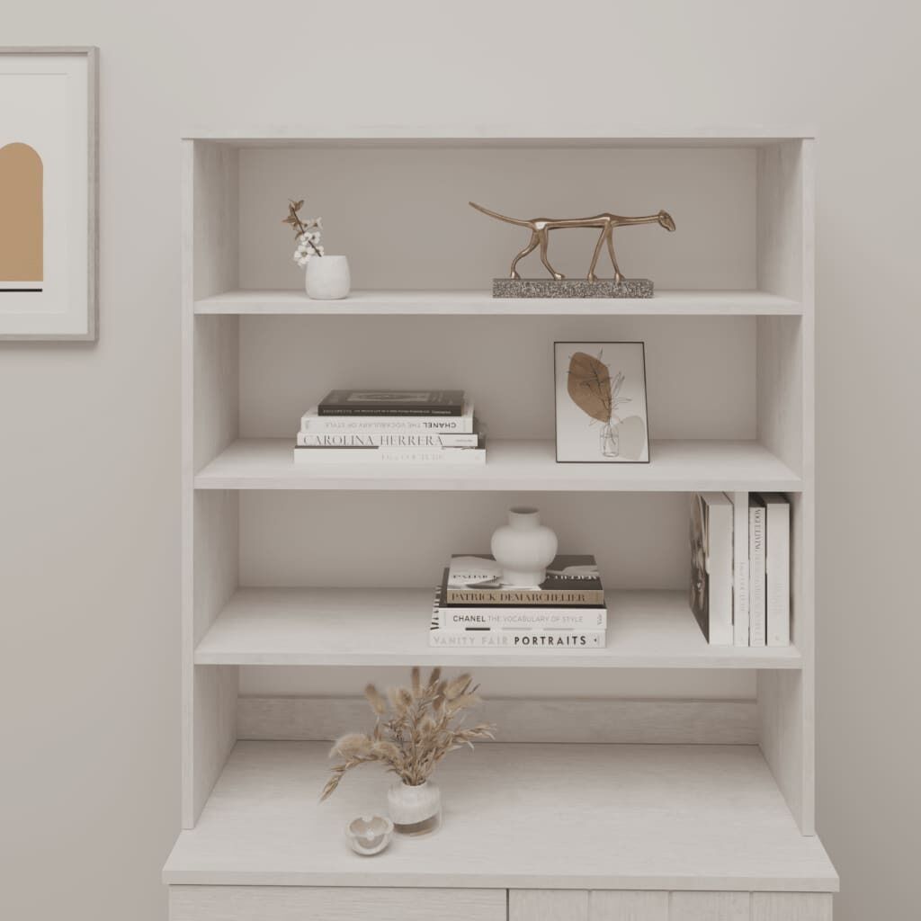 Top for Highboard 90x30x100 cm Solid Wood Pine