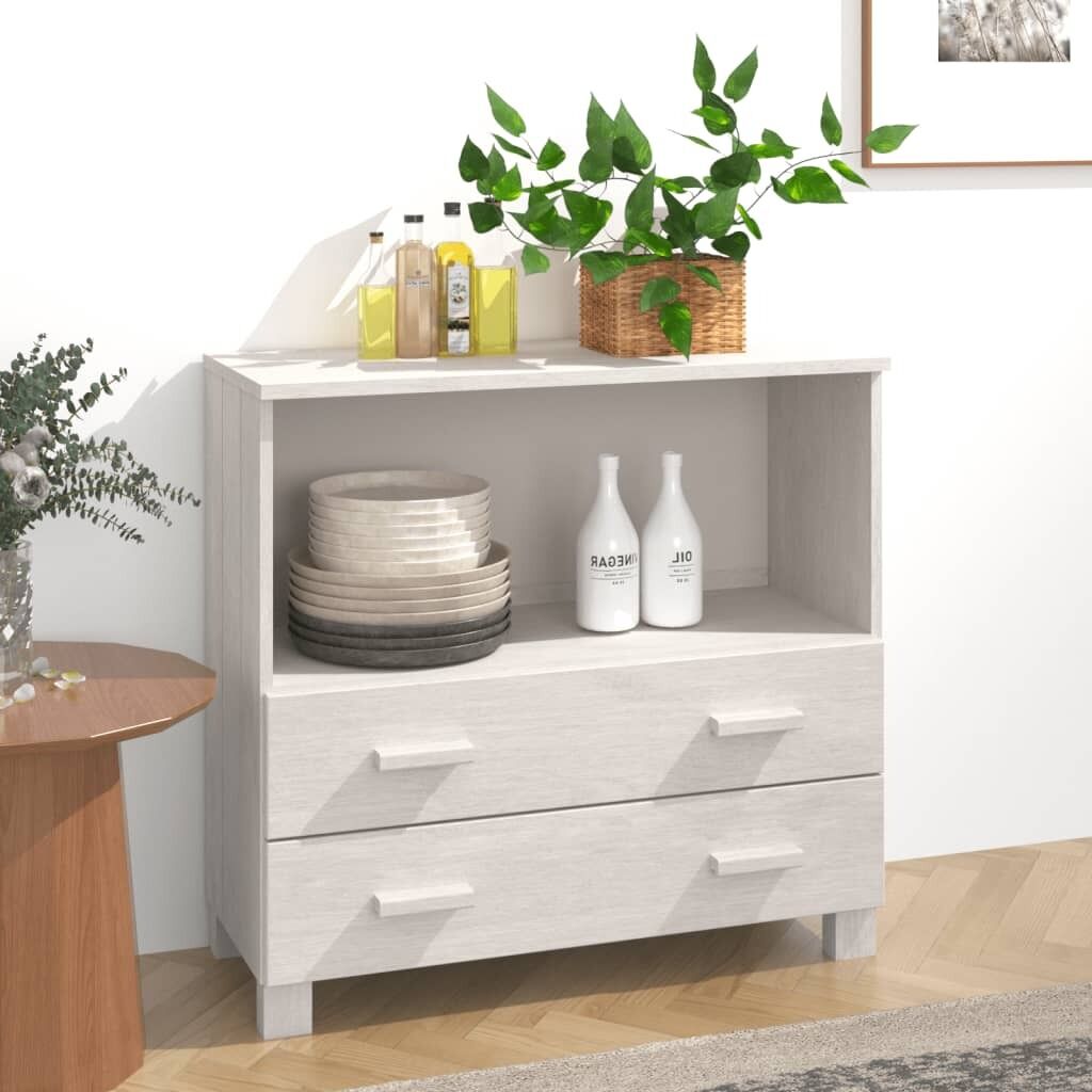 Sideboard 85x35x80 cm Solid Wood Pine