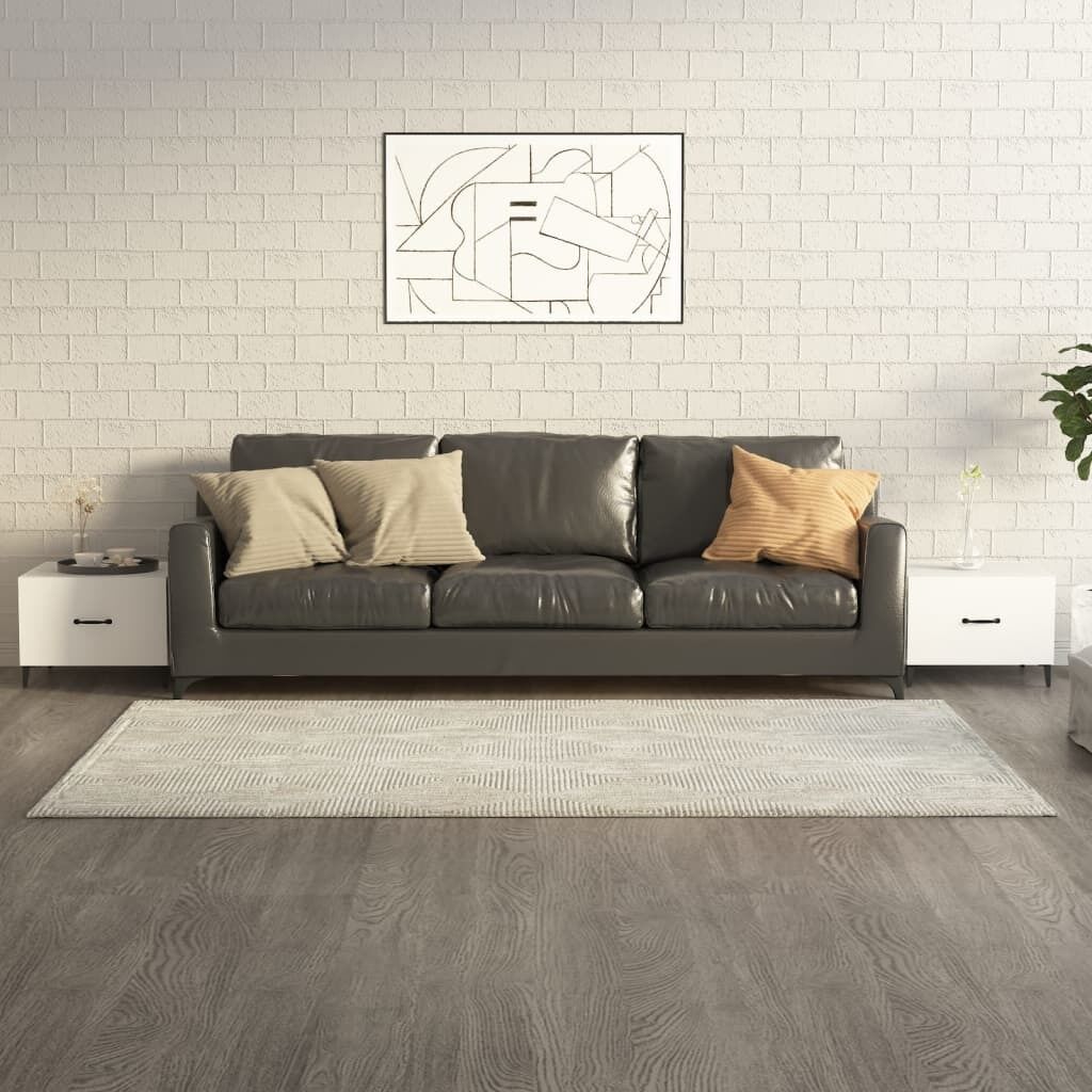 Coffee Table with Metal Legs 2 pcs 50x50x40 cm