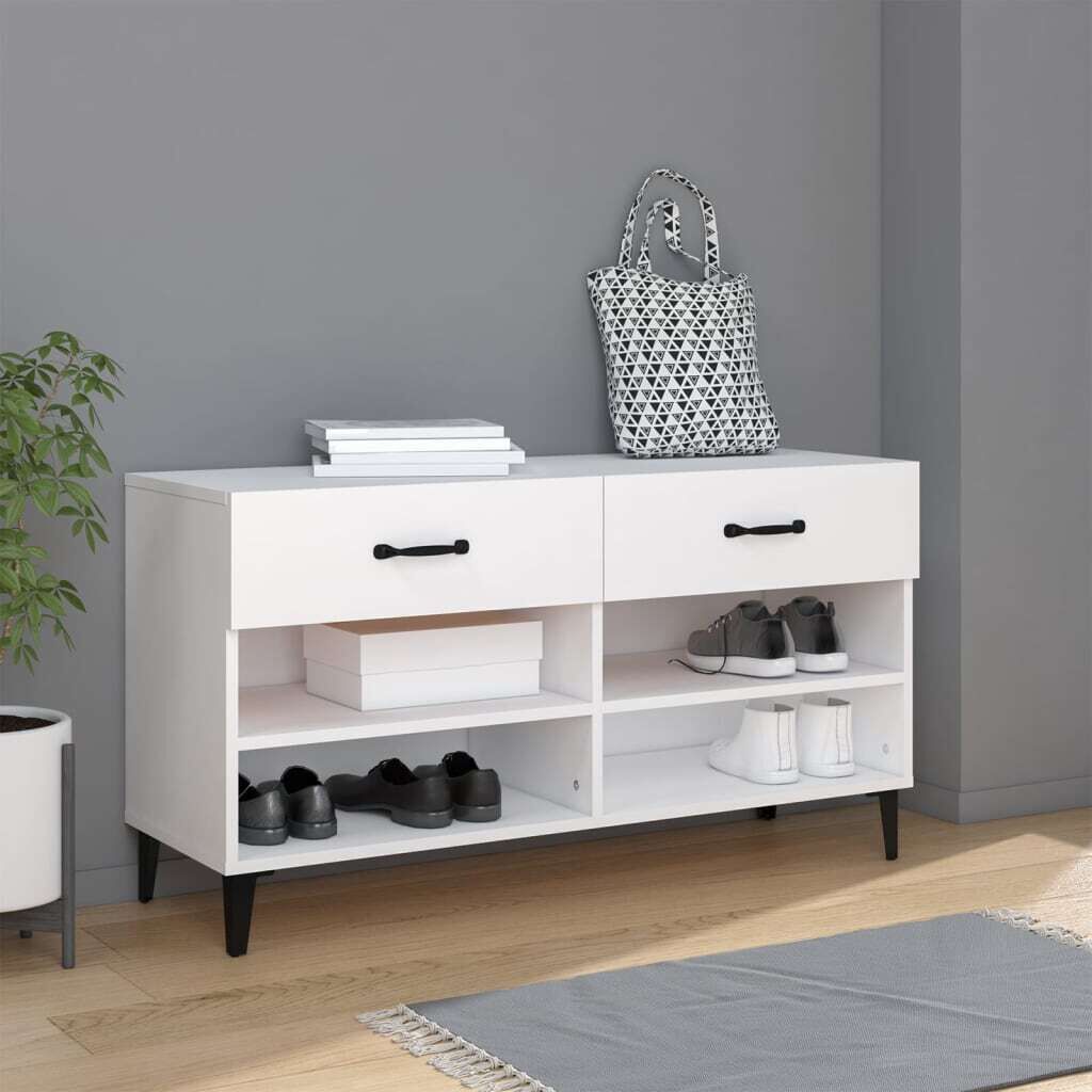 Shoe Cabinet 102x35x55 cm Engineered Wood