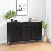 Vemeri Industrial Pine Sideboard