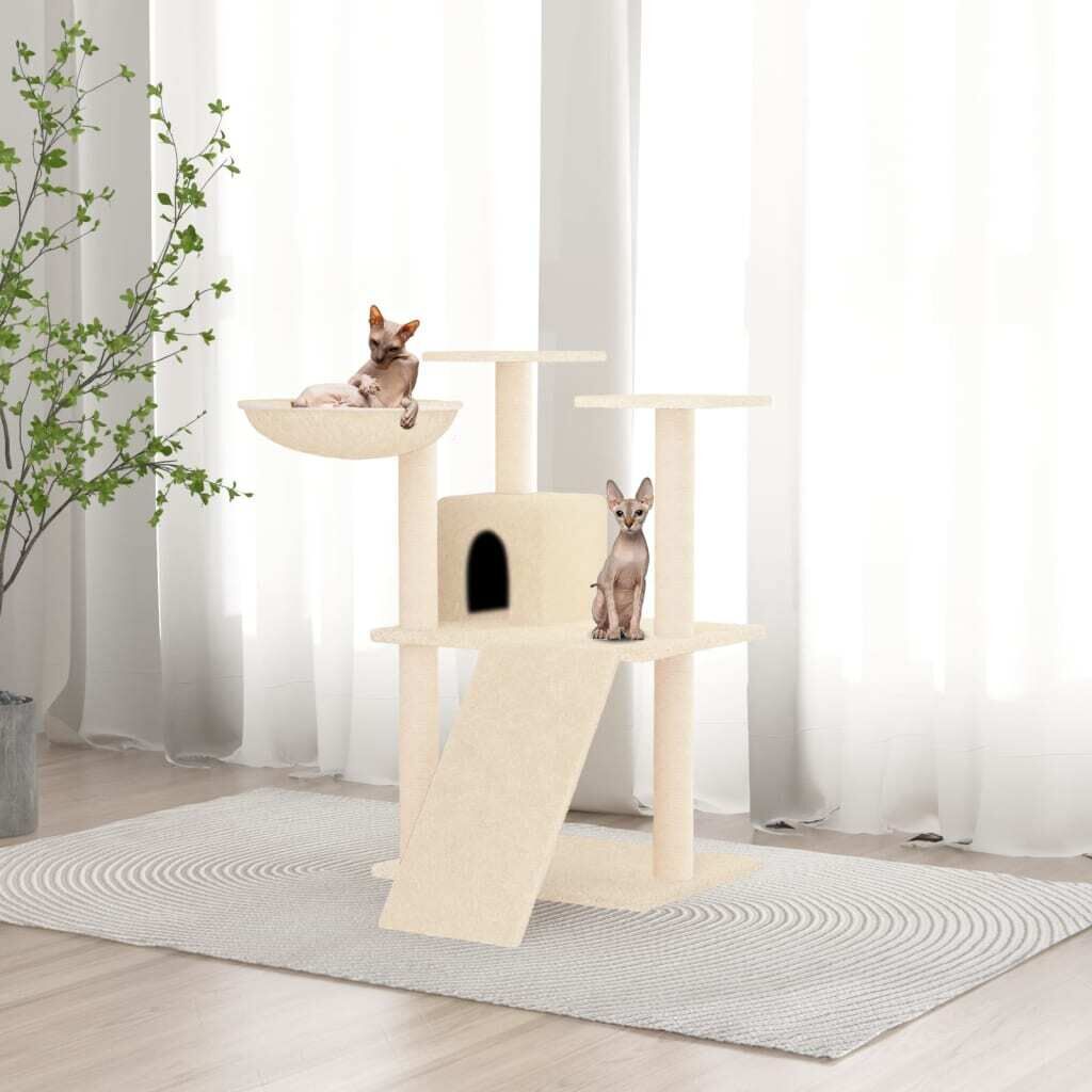 Cat Tree with Sisal Scratching Posts 83 cm