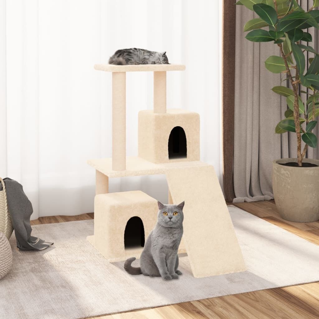 Cat Tree with Sisal Scratching Posts 82 cm