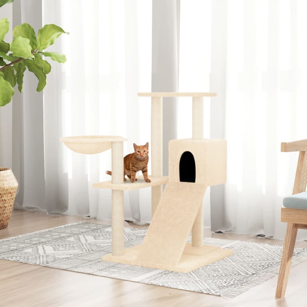 Cat Tree with Sisal Scratching Posts 82 cm