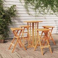 Filmaru Folding Outdoor Bar Set