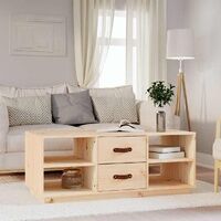 Ruvema Drawer-and-Shelf Coffee Table