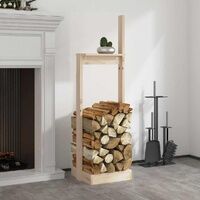 Upright Pine Firewood Rack