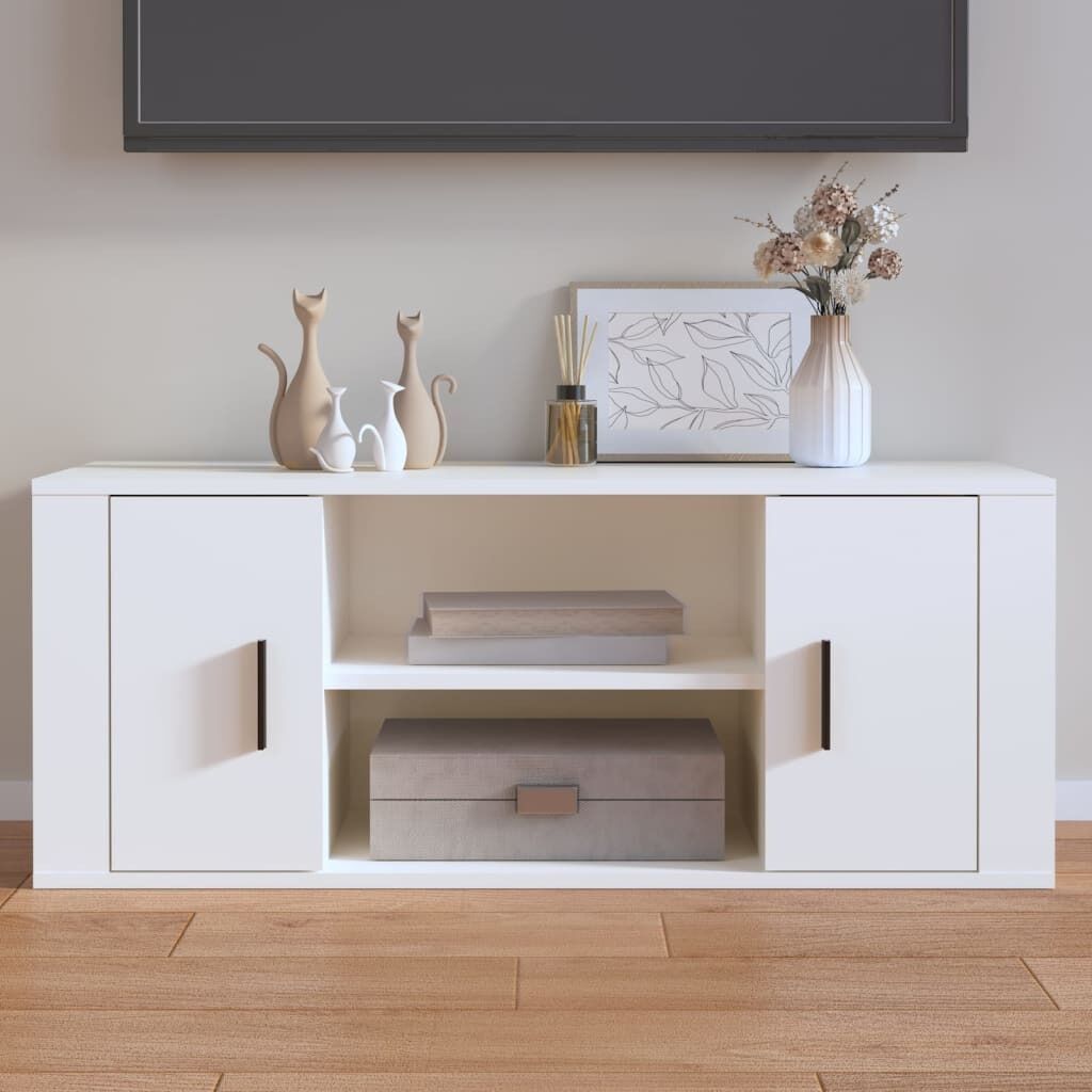 Tileh TV Cabinet 100x35x40 cm Engineered Wood