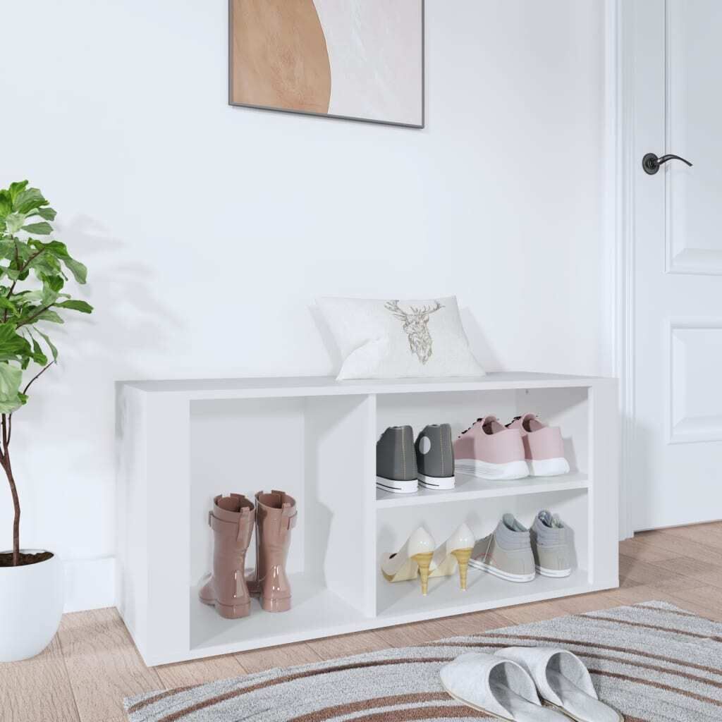 Shoe Cabinet 100x35x45 cm Engineered Wood