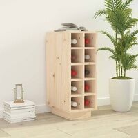 Nirunel Pine Bottle Cabinet