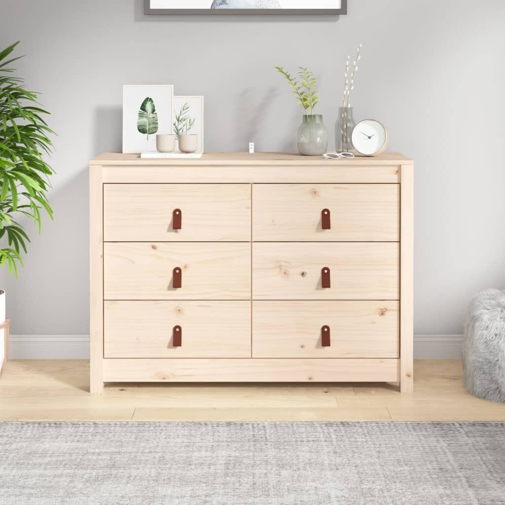Side Cabinet Solid Wood Pine