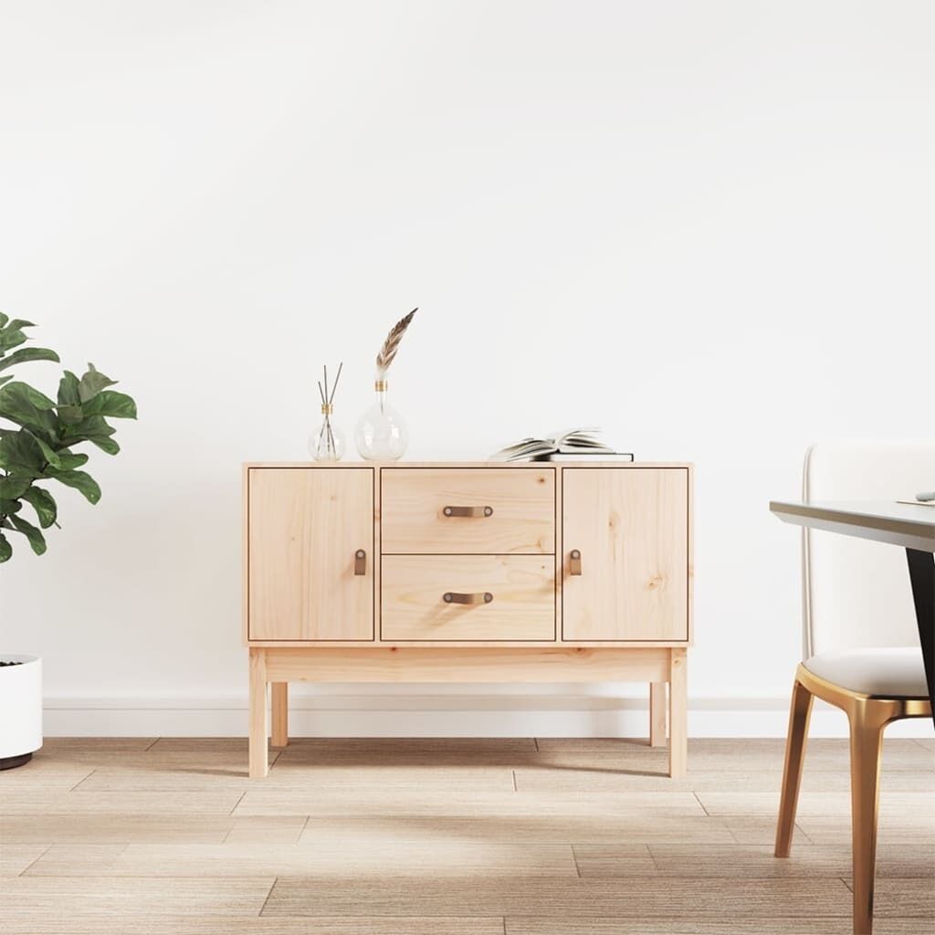 Sideboard 110x40x78 cm Solid Pine Wood