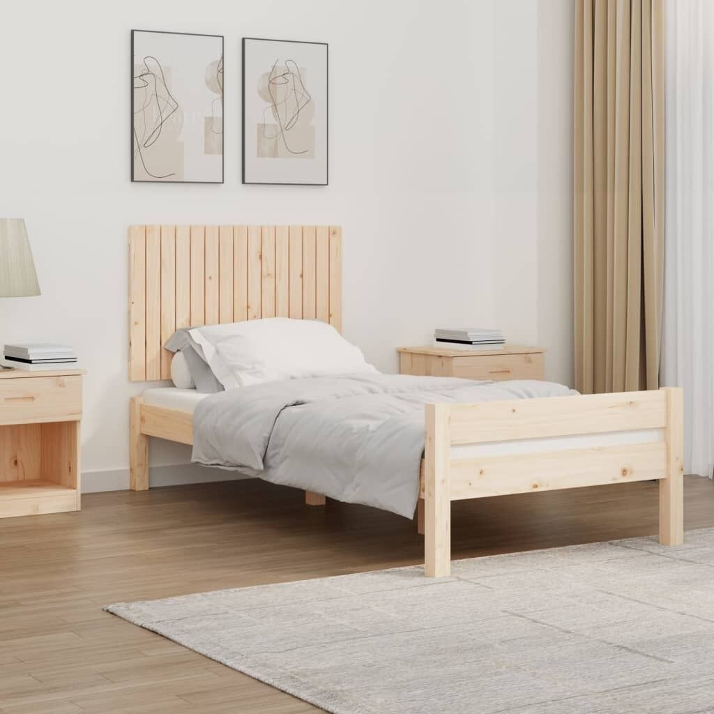 Wall Headboard Solid Wood Pine