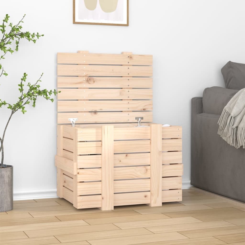 Storage Box Solid Wood Pine