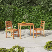 Tevila Solid Teak Outdoor Dining Set