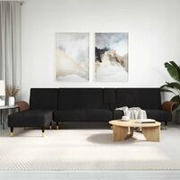 Gerlanis L-Shaped Sofa Bed with USB Table