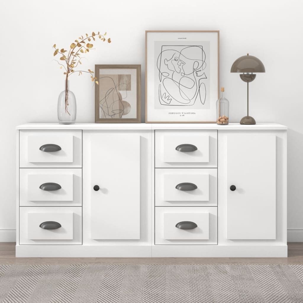 Sideboards 2 pcs Engineered Wood