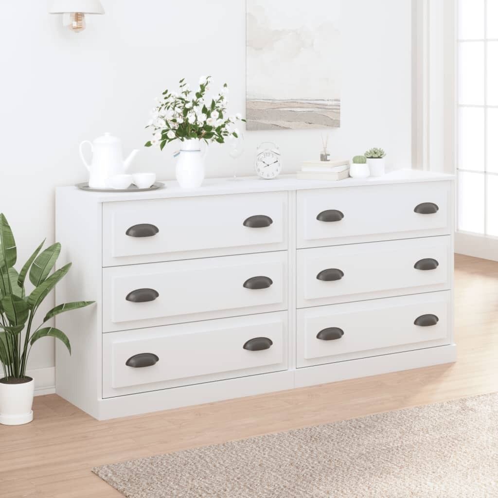 Sideboards 2 pcs Engineered Wood