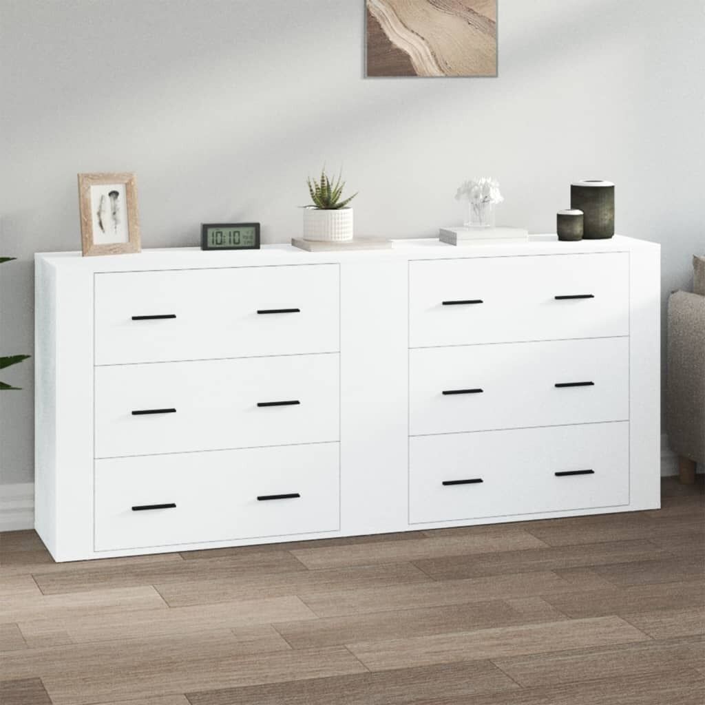 Sideboards 2 pcs Engineered Wood