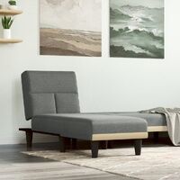 Orvanel Fabric Reclining Chaise Longue