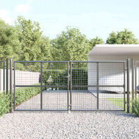Lockable Galvanised Mesh Garden Gate