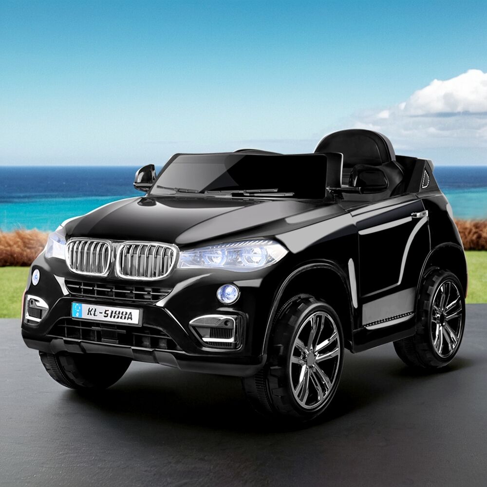 Kids Electric Ride On Car SUV BMW-Inspired X5 Toy Cars Remote 6V Black