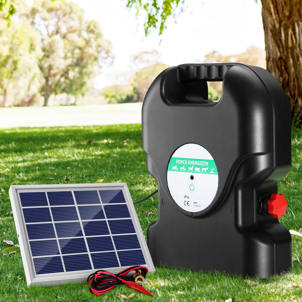 Fence Energiser 20KM Solar Powered 1.2J Electric