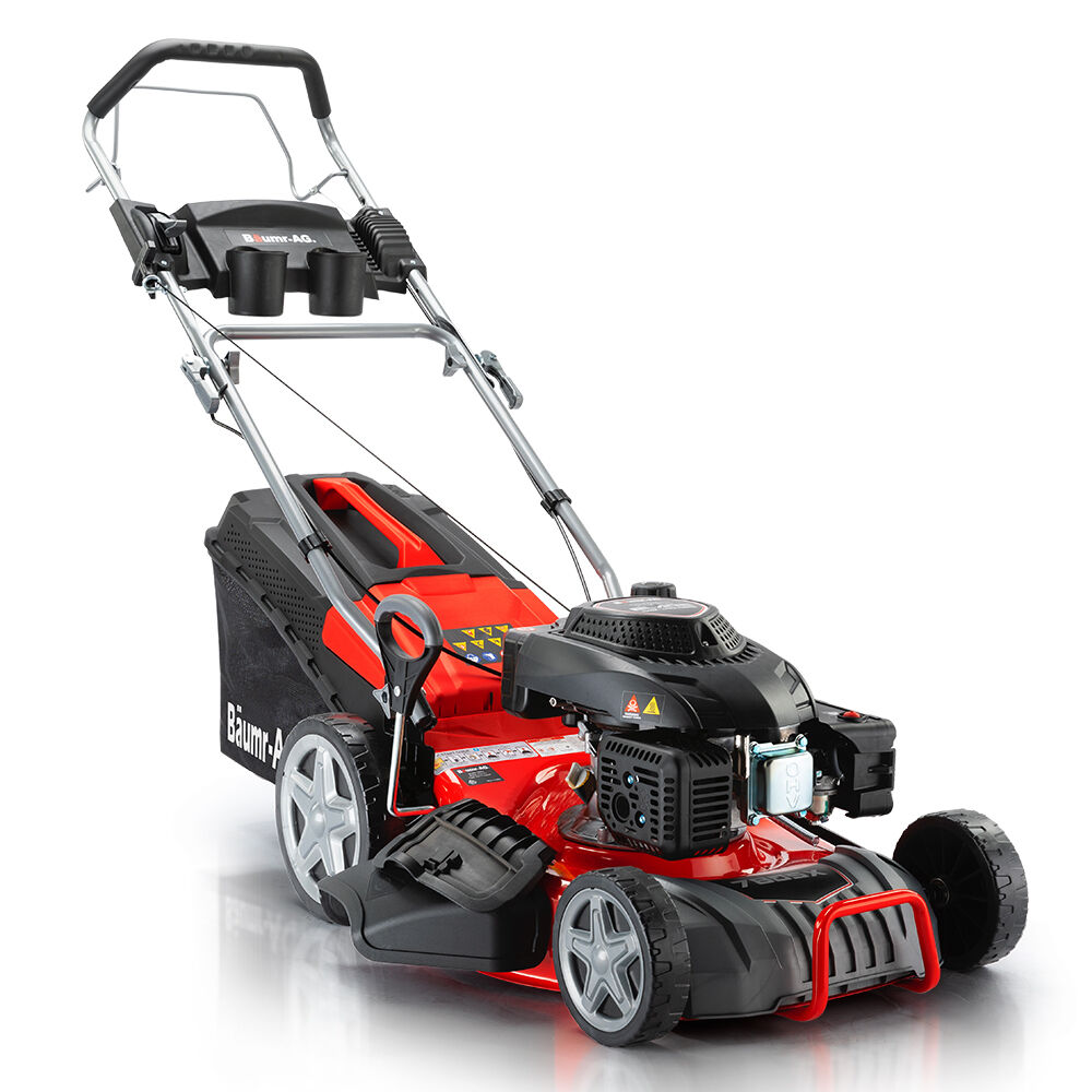Lawn Mower 18 220cc Petrol Self-Propelled Push Lawnmower 4-Stroke
