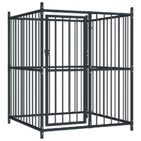 Outdoor Dog Kennel 120x120x150 cm
