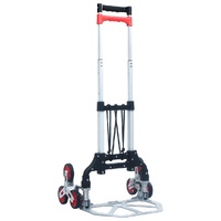 Foldable Stair Transport Trolley 70 kg Aluminium Silver