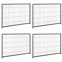 Dog Kennel Black 300x100x70 cm Steel