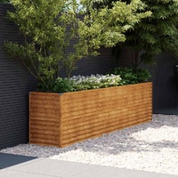 Garden Raised Bed 291x50x69 cm Corten Steel